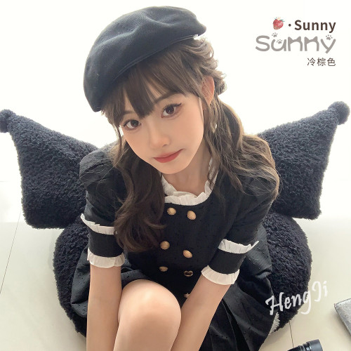 哼唧Lolita特價全頭套式自然假發