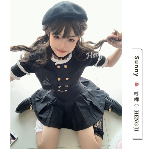 哼唧Lolita特價全頭套式自然假發