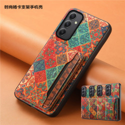 適用a55 case三星a35手機殼galaxy a33手機殼a53插卡包a52s支架a22後蓋a70皮質a20s保護套a32花式a31卡片外套