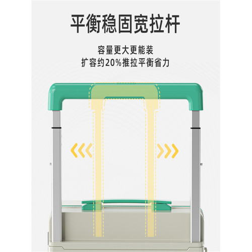 登機拉杆箱行李箱女24寬拉杆拉杆箱20寸可登機多功能海關鎖旅行箱