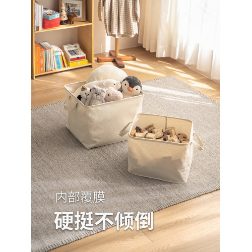 嬾角落可折曡衣被襍物玩具收納筐