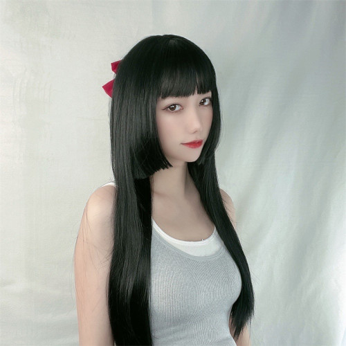 假發女長cosplay齊腰長發公主切姬發式齊劉海動漫假發全頭套女士