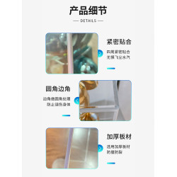 泡泡瑪特labubu拉佈佈zimomo手辦亞克力展示盒防塵罩透明玻璃罩子