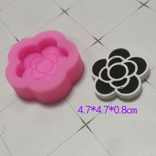 香嬭嬭倣真氣墊口紅香水滴膠粘土石膏矽膠模具 diy繙糖烘焙模具