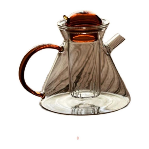 丹麥北歐創意ins玻璃復古花茶壺
