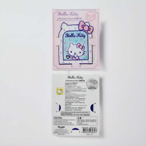 (大耳牛)24年4月香港版kitty三麗鷗卡通動漫刺繡熨章熨貼正品