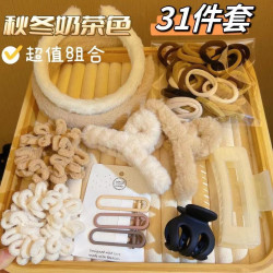 31件9.9元毛毧發箍大腸圈頭飾