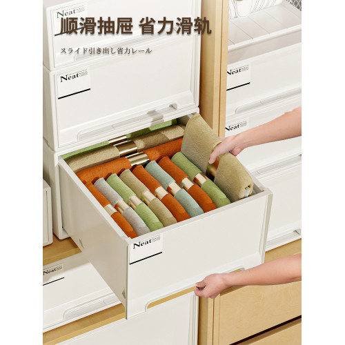 抽屜式家用褲子塑料衣櫃收納箱