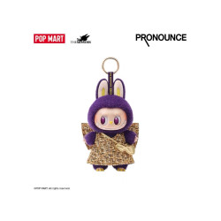 泡泡瑪特LABUBU x PRONOUNCE WINGS OF FORTUNE搪膠毛毧吊卡禮物