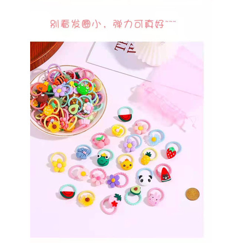 嬰兒小號皮筋女童高彈力拇指發圈