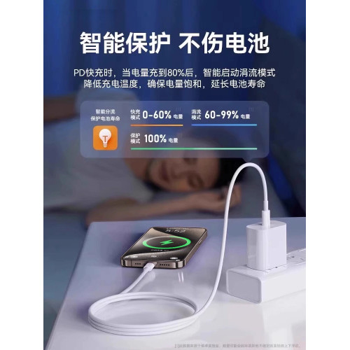 PD 30W蘋果USB插頭手機充電器