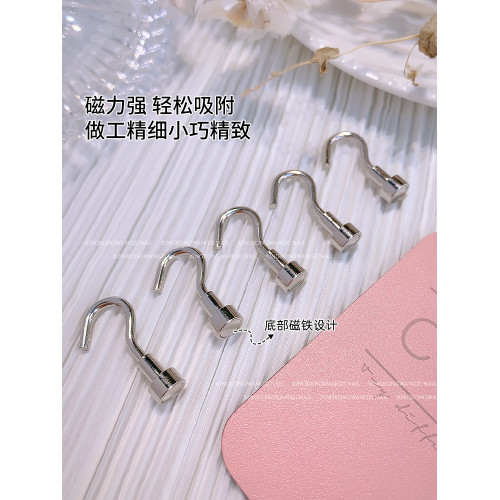 網紅美甲掛鉤甲托磁吸底座ins風展示架工具穿戴甲練習甲片固定器