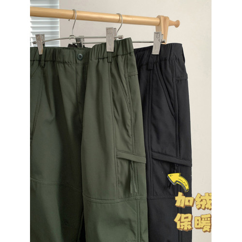 加厚工裝東北抗寒戶外徒步防風褲