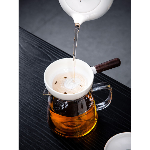 玻璃茶漏茶濾泡茶神器茶葉過濾器茶水分離器泡茶器過濾網茶具配件