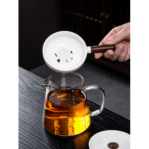 玻璃茶漏茶濾泡茶神器茶葉過濾器茶水分離器泡茶器過濾網茶具配件