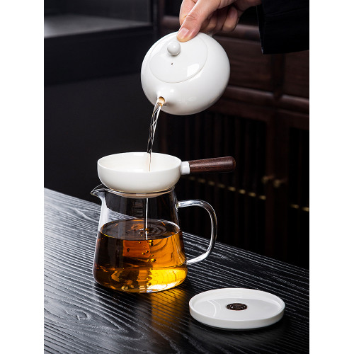玻璃茶漏茶濾泡茶神器茶葉過濾器茶水分離器泡茶器過濾網茶具配件