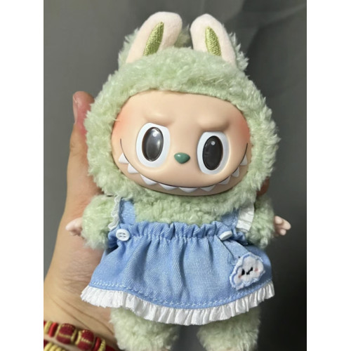 labubu盲盒著替棉花娃娃衣服20cm娃衣泡泡瑪特公仔衣服著替配飾