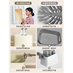 桌麪整理箱玩具置物筐客厛收納盒