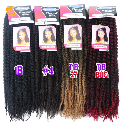 Marley braids afro kinky curly hair twist braid 非洲髒辮假發