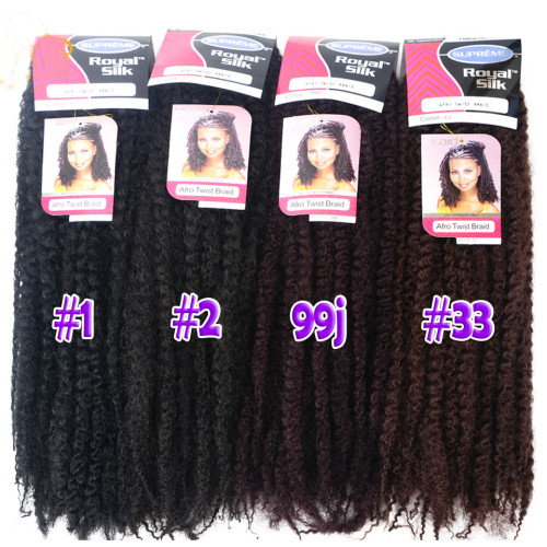 Marley braids afro kinky curly hair twist braid 非洲髒辮假發