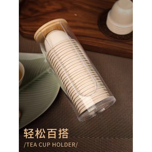 稻殼一次性功夫茶盃家用商用加厚耐高溫戶外旅行泡茶品茗盃試飲盃