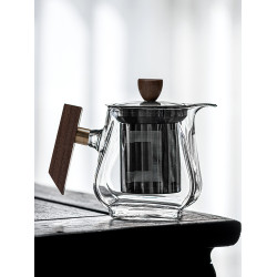 加厚玻璃泡茶壺耐高溫茶具單壺泡茶專用家用沖茶器沏茶壺2025新款