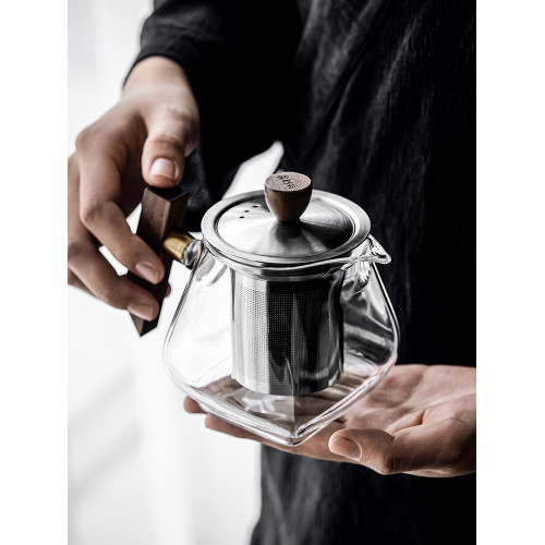 加厚玻璃泡茶壺耐高溫茶具單壺泡茶專用家用沖茶器沏茶壺2025新款