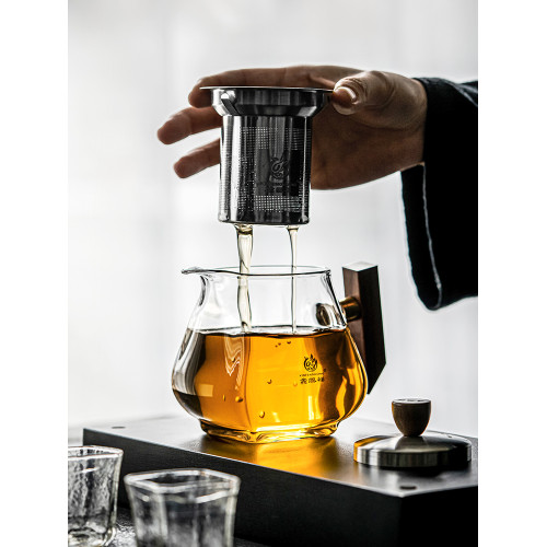 加厚玻璃泡茶壺耐高溫茶具單壺泡茶專用家用沖茶器沏茶壺2025新款