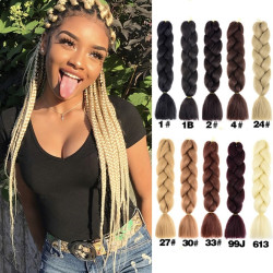 髒辮xpression twist Braids hair ombre braid jumbo expression