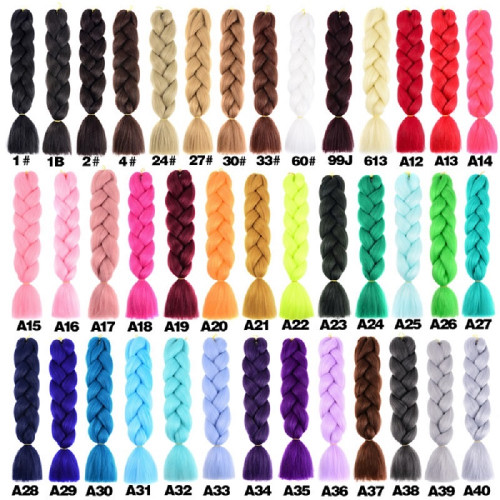 髒辮xpression twist Braids hair ombre braid jumbo expression