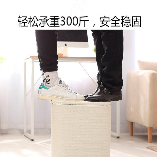 包郵皮藝多功能收納凳子儲物凳可坐人現代簡約換鞋凳沙發凳整理箱