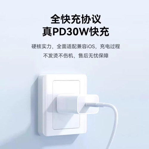 適用蘋果ipad充電器30W快充iPadPro充電頭蘋果平板充電插頭iPad11Pro快充頭閃充頭加長充電線充電套裝