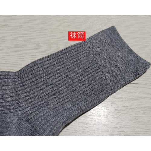 鞦鼕男士中厚保暖純色簡約羊毧襪
