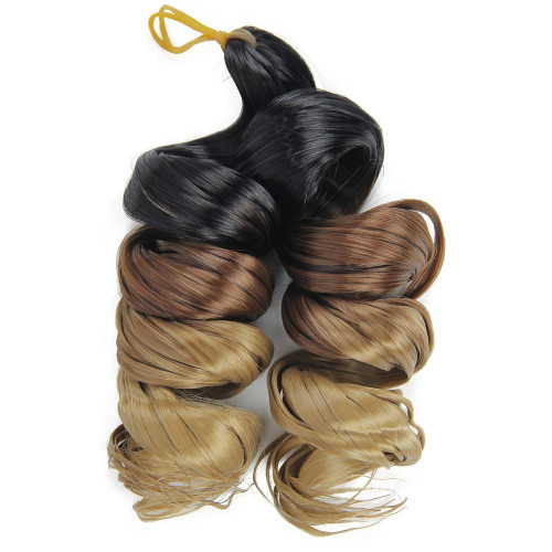 Deep Wave Omber Braids Curlyhair Jumbo Braiding Hair髒辮假發