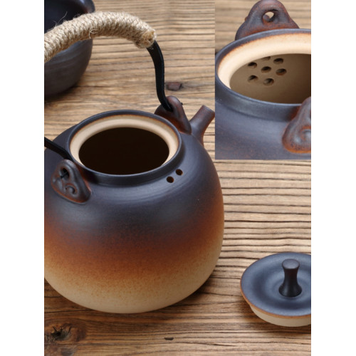 煮茶爐家用煮茶壺器泡茶陶瓷陶壺燒水壺電陶爐煮茶耐高溫煤氣明火