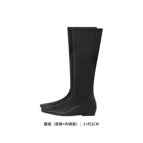 美洋MEIYANG內增高一腳蹬瘦瘦靴