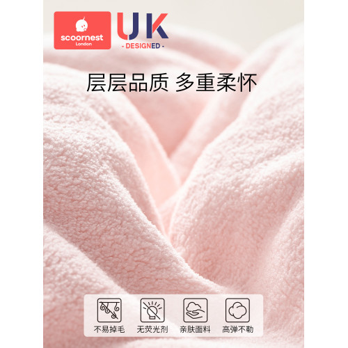 科巢兒童乾發帽超強吸水速乾可愛浴帽寶寶嬰兒女童擦頭發毛巾包巾