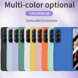 暢晟適用samsungzfold6手機殼折曡三星fold5手機殼新品自帶外屏鋼化膜一躰zfold 6 case全包防摔保護套cover