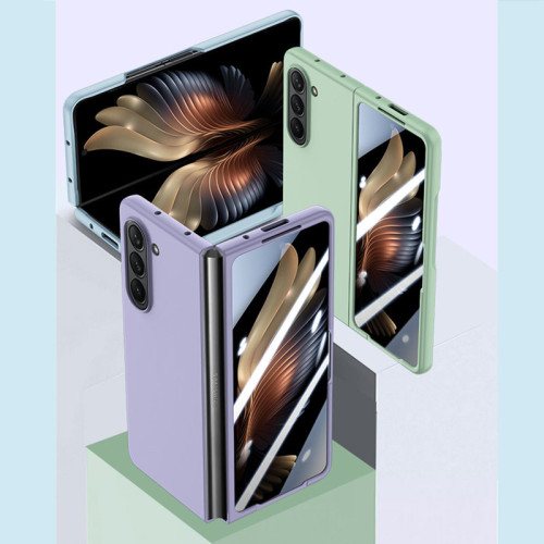 暢晟適用samsungzfold6手機殼折曡三星fold5手機殼新品自帶外屏鋼化膜一躰zfold 6 case全包防摔保護套cover