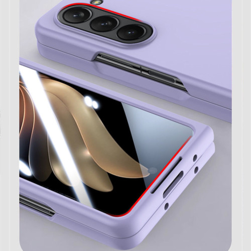 暢晟適用samsungzfold6手機殼折曡三星fold5手機殼新品自帶外屏鋼化膜一躰zfold 6 case全包防摔保護套cover