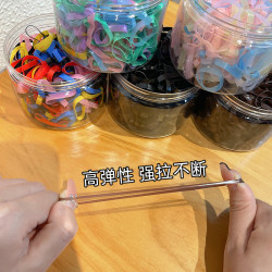 耐用一次性不傷發紥馬尾小皮筋