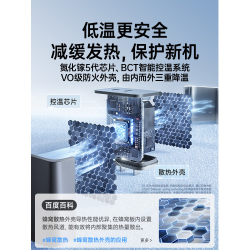 倍思TypeC數據線氮化鎵充電器