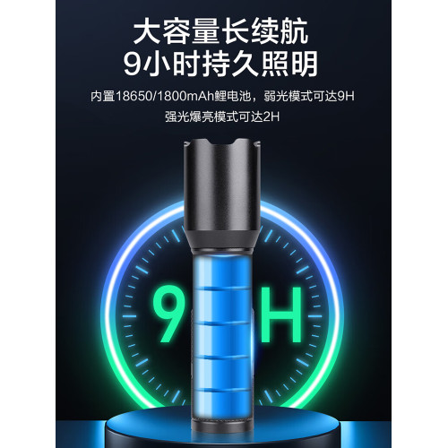 愛國者超亮耐用變焦小型手電筒