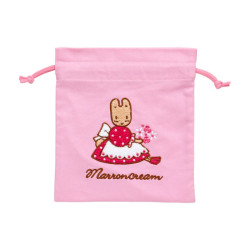 大耳牛24年9月日本版marroncream三麗鷗卡通刺繡束口包(復古)正品