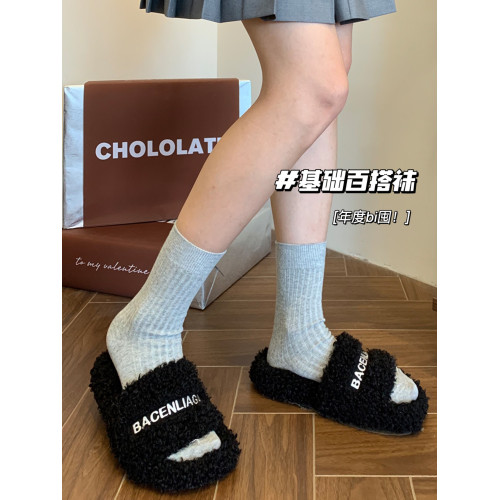 襪子女灰色純棉韓版運動鼕天襪子