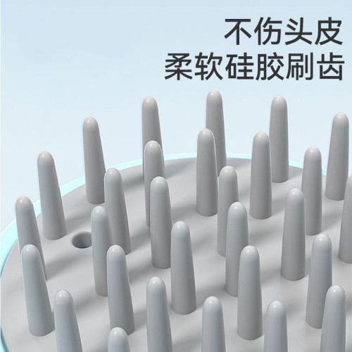 止癢長柄沐浴矽膠洗頭刷