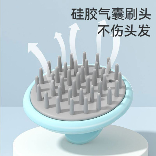 止癢長柄沐浴矽膠洗頭刷