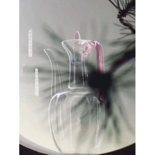 倣宋電陶爐專用創意玻璃手執壺