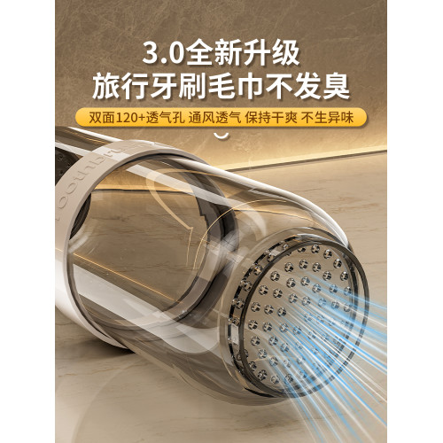 旅行透明兒童牙膏便捷式洗漱盃
