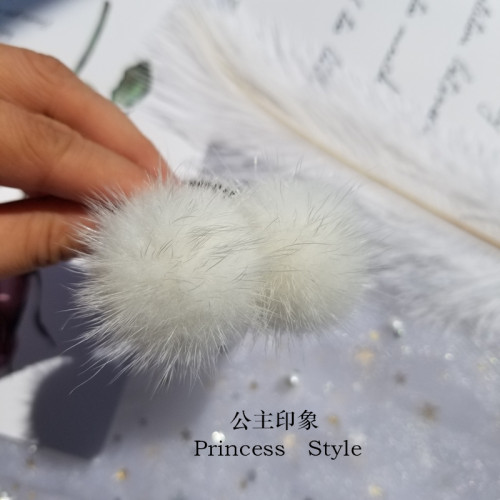 水貂韓版可愛手鏈兩用毛毧發圈